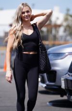LINDSAY ARNOLD Arrives at DWTS Rehearsal in Los Angeles 09/07/2021
