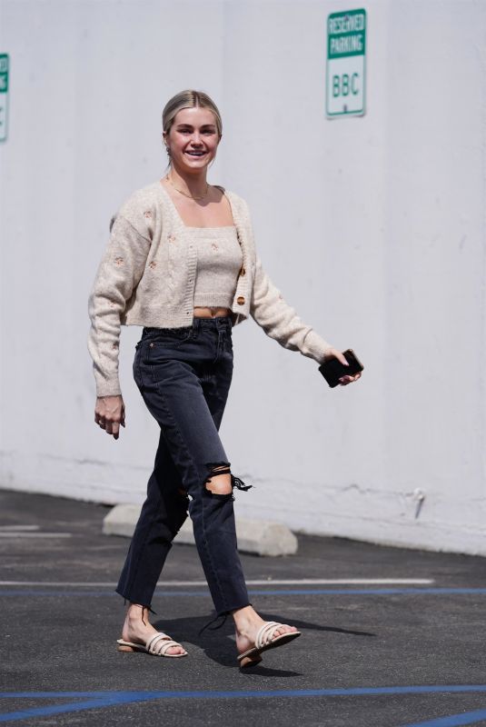 LINDSAY ARNOLD at Dancing With The Stars Rehearsal Studio in Hollywood 09/08/2021