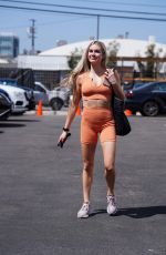 LINDSAY ARNOLD at Dancing With The Stars Rehearsal Studio in Hollywood 09/09/2021