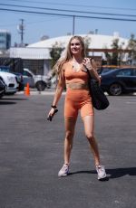 LINDSAY ARNOLD at Dancing With The Stars Rehearsal Studio in Hollywood 09/09/2021