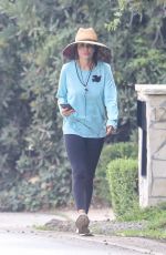 LISA RINNA Out Hiking at Franklin Canyon in Beverly Hills 09/17/2021