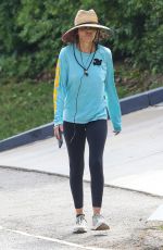 LISA RINNA Out Hiking at Franklin Canyon in Beverly Hills 09/17/2021