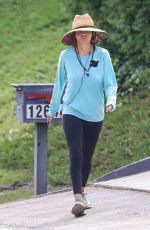 LISA RINNA Out Hiking at Franklin Canyon in Beverly Hills 09/17/2021