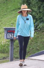 LISA RINNA Out Hiking at Franklin Canyon in Beverly Hills 09/17/2021