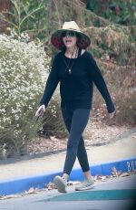 LISA RINNA Out Hiking at TreePeople Park in Beverly Hills 09/26/2021