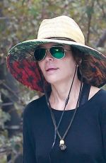 LISA RINNA Out Hiking at TreePeople Park in Beverly Hills 09/26/2021
