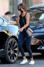 LISA RINNA Out Shopping at Alo Store in Beverly Hills 09/07/2021