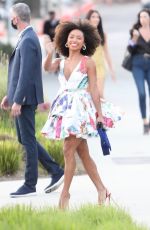 LOGAN BROWNING Arrives at Cinderella Premiere in Hollywood 08/30/2021