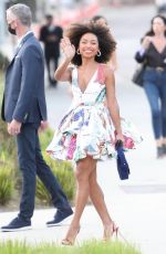 LOGAN BROWNING Arrives at Cinderella Premiere in Hollywood 08/30/2021