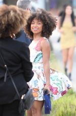 LOGAN BROWNING Arrives at Cinderella Premiere in Hollywood 08/30/2021