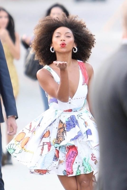 LOGAN BROWNING Arrives at Cinderella Premiere in Hollywood 08/30/2021