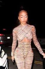 LORI HARVEY Arrives at Catch LA in West Hollywood 09/17/2021