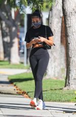 LORI HARVEY Heading to a Speech Class in Beverly Hills 08/31/2021