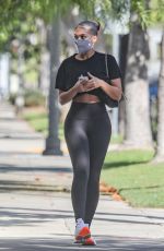 LORI HARVEY Heading to a Speech Class in Beverly Hills 08/31/2021