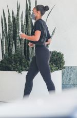 LORI HARVEY Heading to a Speech Class in Beverly Hills 08/31/2021