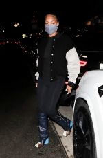 LORI HARVEY Leaves Dinner with Her Father Steve Harvey and Family in Malibu 09/03/2021