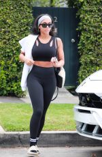 LORI HARVEY Leaves Pilates Class in West Hollywood 09/02/2021