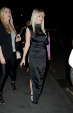 LOTIE MOSS Leaves Mandrake Hotel in London 09/22/2021