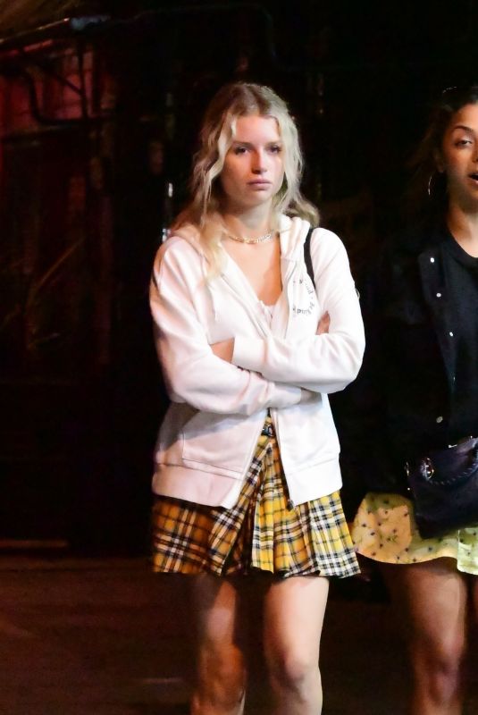 LOTTIE MOSS Night Out in Notting Hill 09/04/2021