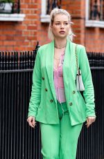 LOTTIE MOSS Out and About in Chelsea 09/13/2021