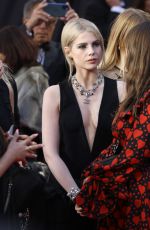 LUCY BOYNTON at No Time to Die World Premiere at Royal Albert Hall in London 09/28/2021