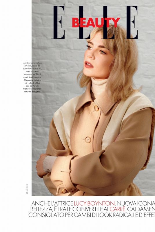 LUCY BOYNTON in Elle Magazine, Italy October 2021