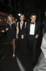 LUCY BOYNTON Leaves No Time To Die Afterparty in London 09/28/2021