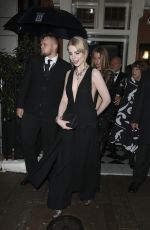 LUCY BOYNTON Leaves No Time To Die Afterparty in London 09/28/2021