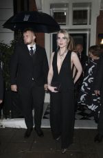 LUCY BOYNTON Leaves No Time To Die Afterparty in London 09/28/2021