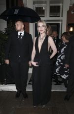 LUCY BOYNTON Leaves No Time To Die Afterparty in London 09/28/2021