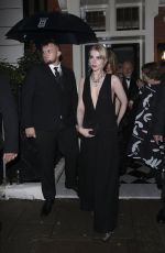 LUCY BOYNTON Leaves No Time To Die Afterparty in London 09/28/2021