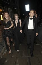 LUCY BOYNTON Leaves No Time To Die Afterparty in London 09/28/2021