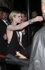 LUCY BOYNTON Leaves No Time To Die Afterparty in London 09/28/2021