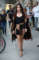 LUCY HALE Arrives at Alice & Olivia Fashion Show at NYFW in New York 09/10/2021