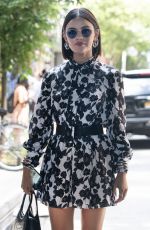 LUCY HALE Arrives at Jason Wu Fashion Show at NYFW in New York 09/10/2021