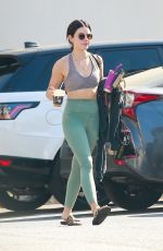 LUCY HALE at a Gym in Los Angeles 09/25/2021