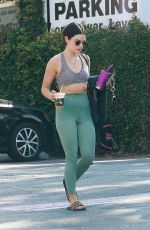 LUCY HALE at a Gym in Los Angeles 09/25/2021
