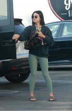 LUCY HALE at a Gym in Los Angeles 09/25/2021