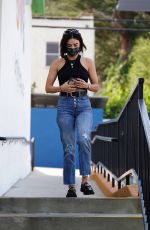 LUCY HALE Dropping Her Dog at Daycare in Studio City 09/20/2021