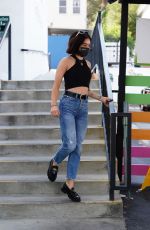 LUCY HALE Dropping Her Dog at Daycare in Studio City 09/20/2021