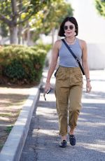 LUCY HALE Heading to a Skincare Clinic in Studio City 09/14/2021