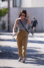 LUCY HALE Heading to a Skincare Clinic in Studio City 09/14/2021