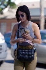 LUCY HALE Heading to a Skincare Clinic in Studio City 09/14/2021
