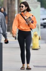 LUCY HALE Heading to Remedy Place Wellness Center in West Hollywood 08/31/2021