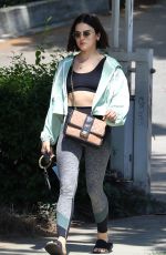 LUCY HALE Leaves Remedy Place in West Hollywood 09/18/2021