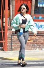 LUCY HALE Leaves Remedy Place in West Hollywood 09/18/2021