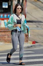 LUCY HALE Leaves Remedy Place in West Hollywood 09/18/2021