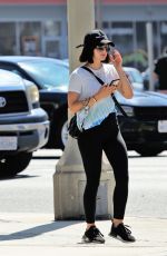 LUCY HALE Out for Iced Coffee in Los Angeles 09/16/2021