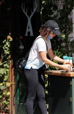 LUCY HALE Out for Iced Coffee in Los Angeles 09/16/2021