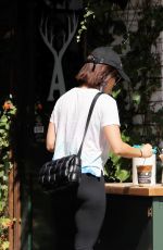 LUCY HALE Out for Iced Coffee in Los Angeles 09/16/2021